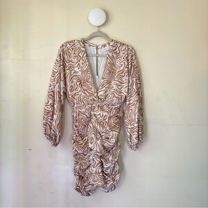 Revolve Song of Style Weston Mini Dress in Zebra Print